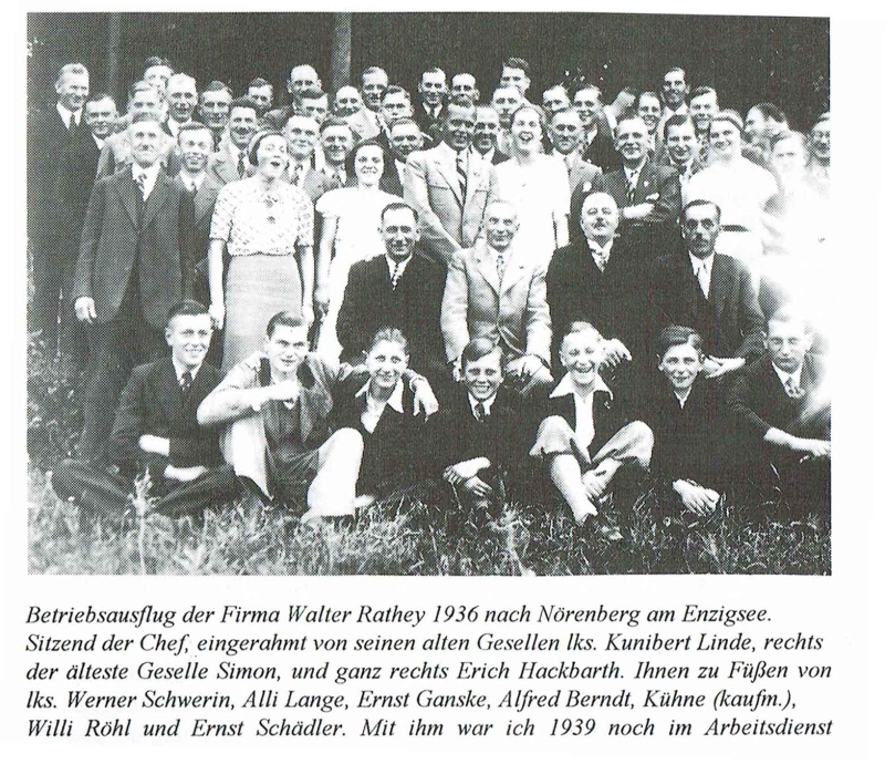 Ernst Ganzke Lehrzeit