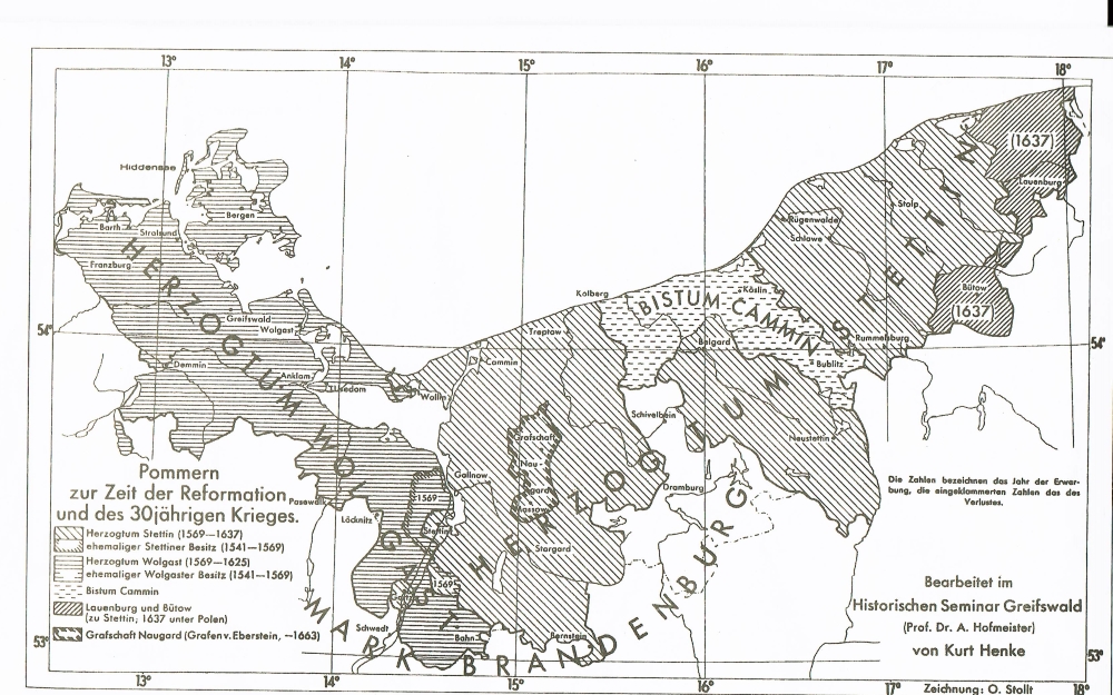Pommern zur Zeit der Reformation und des 30jährigen Krieges