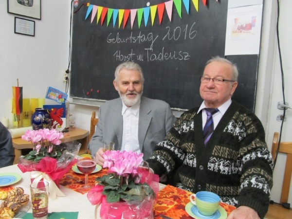 Geburtstag Horst Pedak und Tdeusz Malinonowski