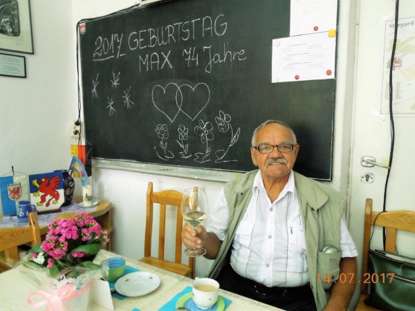 Geburtstag Max Gunsch