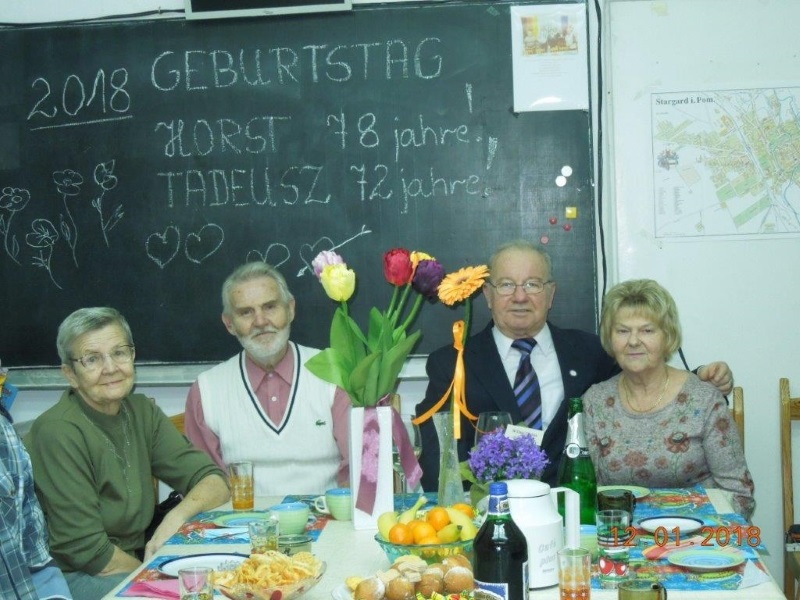 Geburtstag Horst Pedak und Tadeusz Malinowski