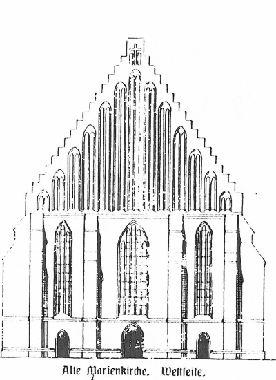 Alte Marienkirche Westseite